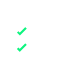 Ícono de ejecución paso a paso con un checklist y engranaje, simbolizando acción estructurada y procesos efectivos