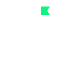 Ícono de estrategia y crecimiento con un cohete despegando y una flecha ascendente, representando planificación y expansión empresarial.